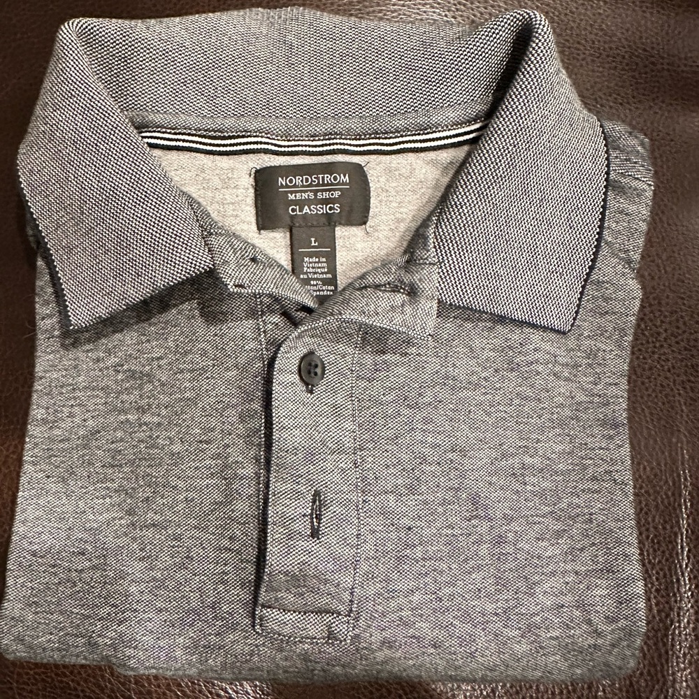 Men’s long sleeve polo shirt